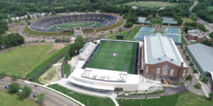 Athletic fields and facilities outside Yale Bowl and Reese Stadium