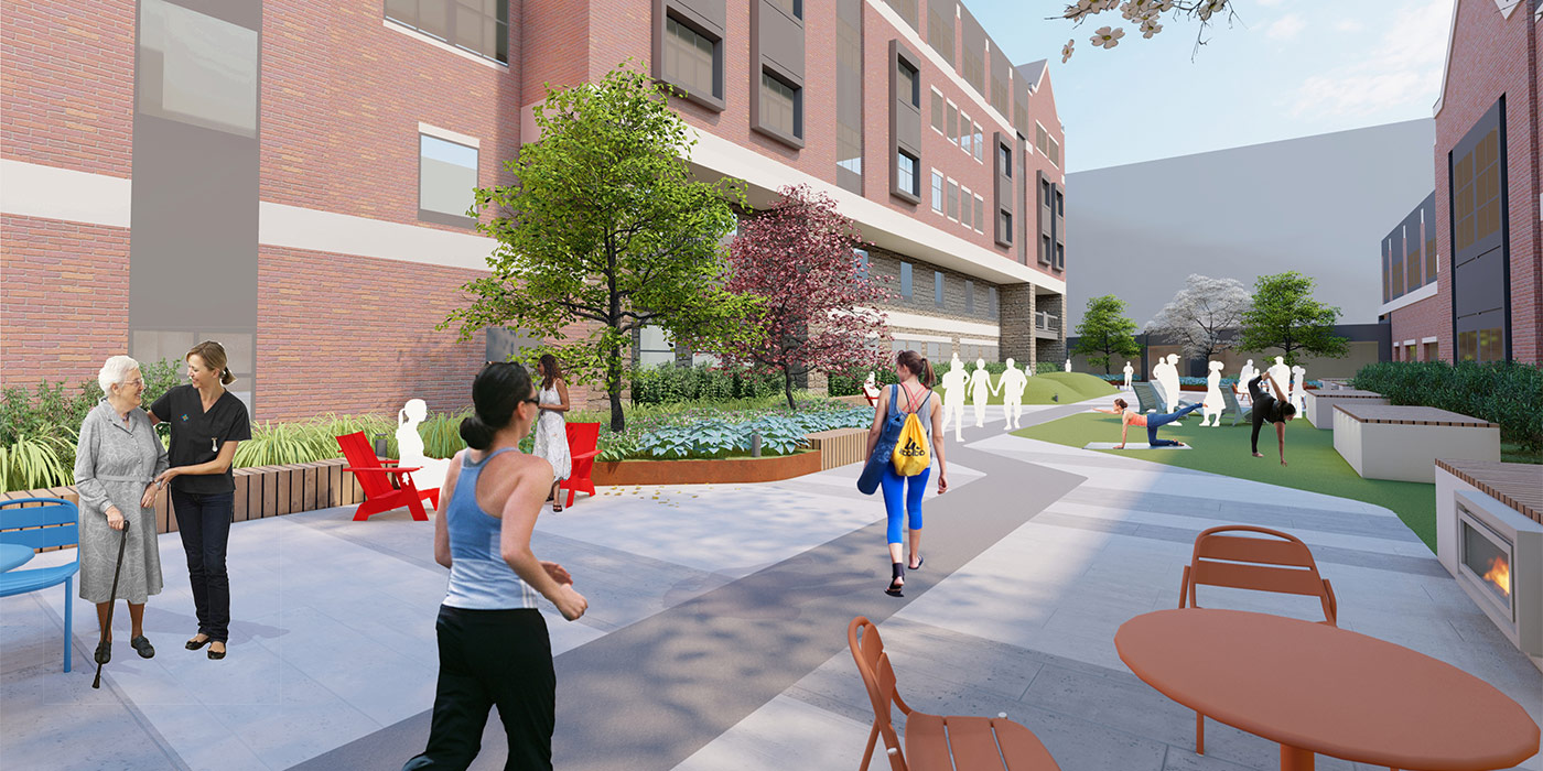 Baystate Medical Center Hospital of the Future Roof Garden